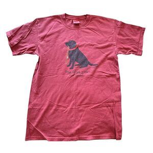 The Good Life Door County Dog comfort colors red shirt size small, new without t